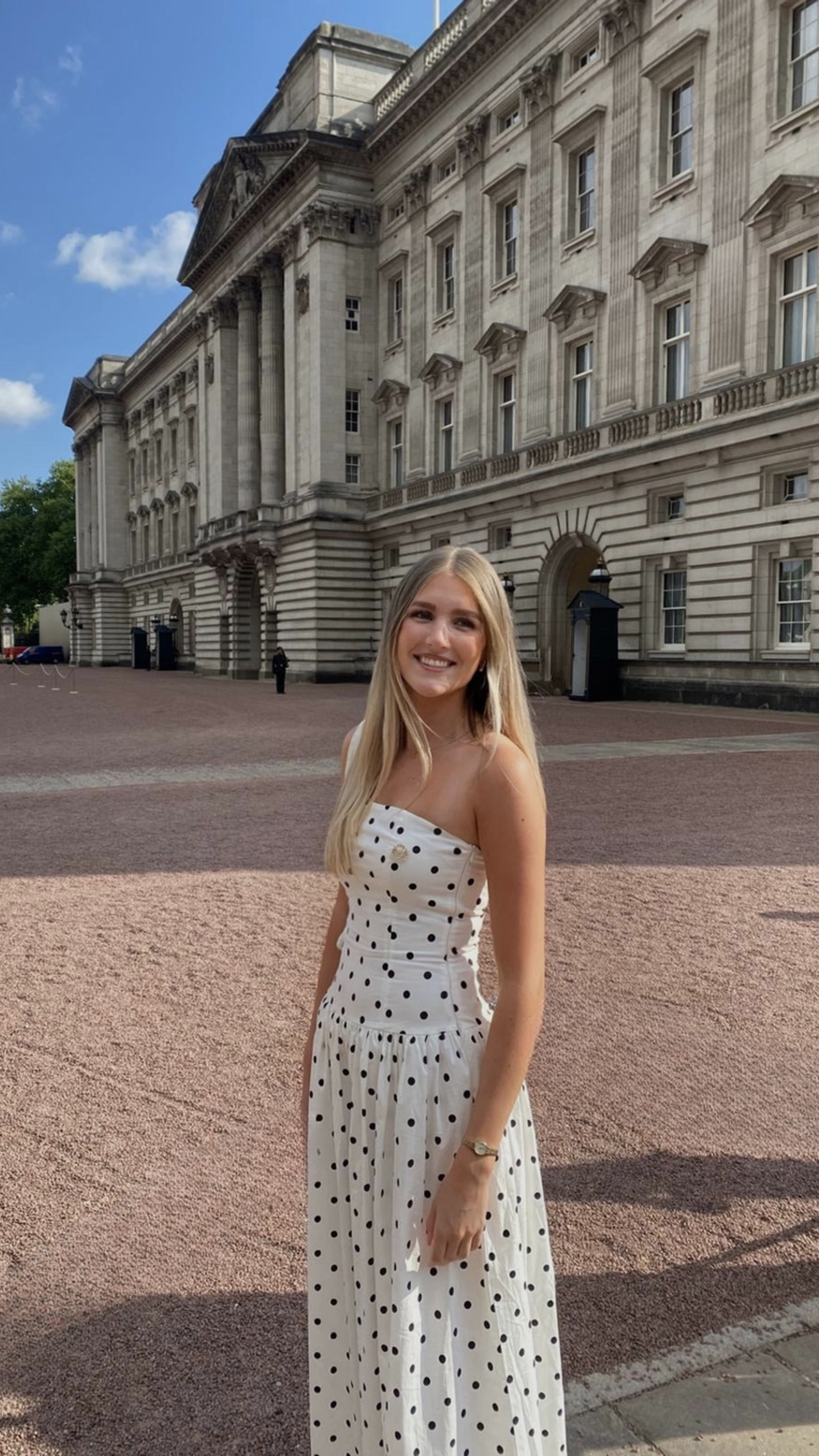 Olivia Turner at Buckingham Palace